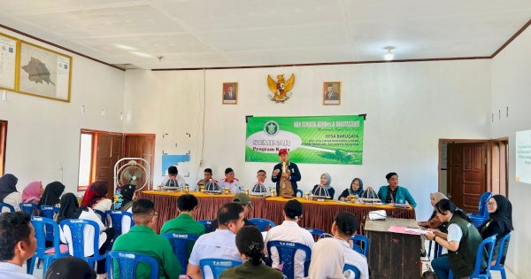 Mahasiswa KKN STIE AMKOP Jalani Pengabdian Masyarakat di Desa Barugaya