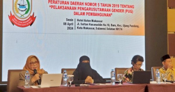 Apiaty Amin Syam Bahas Perda PUG, Pertegas Kesetaraan Gender di Makassar