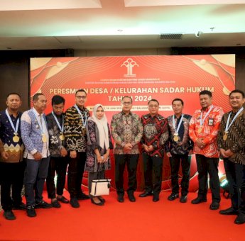 Menkumham Yasonna Laoly Resmikan 12 Kelurahan di Kota Makassar Jadi Desa/Kelurahan Sadar Hukum