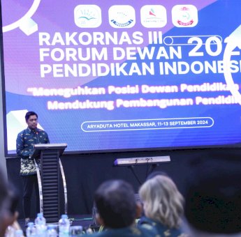 Firman Pagarra Harap Rakornas Forum Dewan Pendidikan Hasilkan Gagasan Untuk Kemajuan Pendidikan