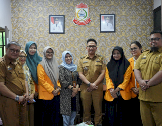Camat Rappocini Menerima Mahasiswa UNM Makassar