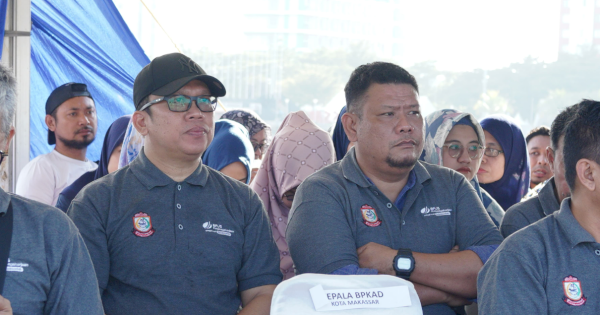 Camat Rappocini Hadiri Launching Program Perlindungan Pekerja Rentan Kota Makassar