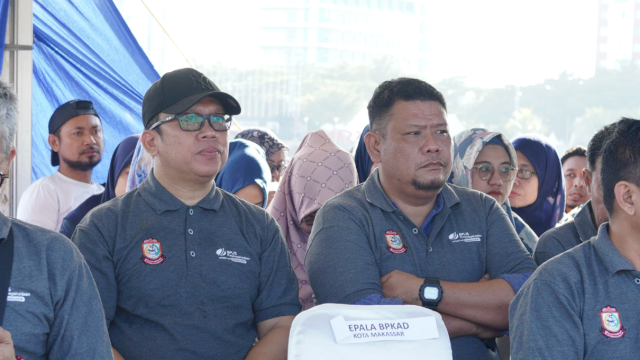 Camat Rappocini Hadiri Launching Program Perlindungan Pekerja Rentan Kota Makassar