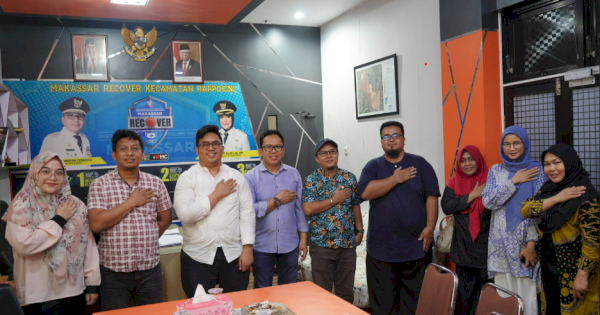 Didampingi Sekcam, Camat Rappocini Terima Kunjungan Rombongan KPU Makassar