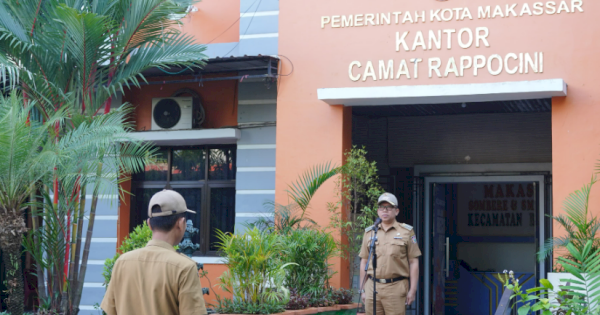 Camat Rappocini Pimpin Apel Pagi, Sampaikan Terima Kasih ke Jajaran