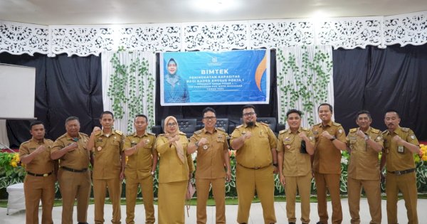 Camat Rappocini Bareng Jajaran Hadiri Bimtek Kader Khusus Pokja 1