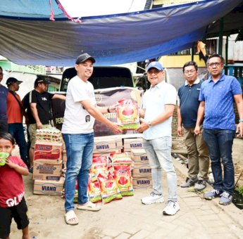 PDAM Makassar Bantu Korban Kebakaran di Kelurahan Kaluku Bodoa