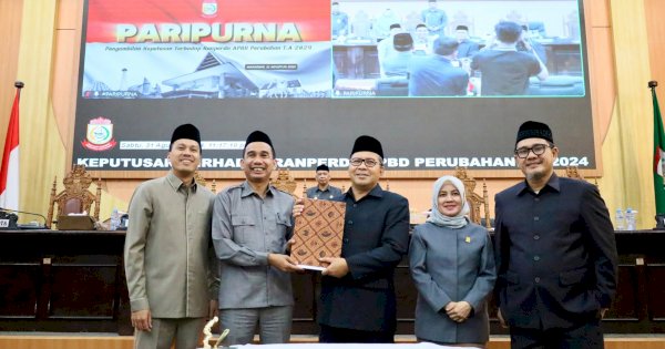 DPRD Makassar Sahkan APBD-P 2024 Senilai Rp5,29 Triliun