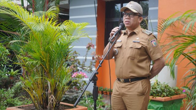Pimpin Apel Pagi, Camat Rappocini Sampaikan Empat Poin Penting