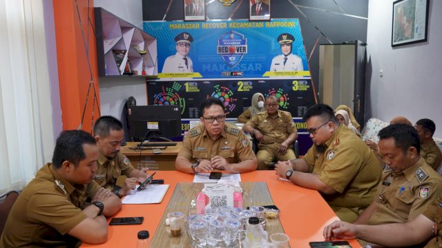 Camat Rappocini Pimpin Rakor, Bahas Kebersihan Wilayah