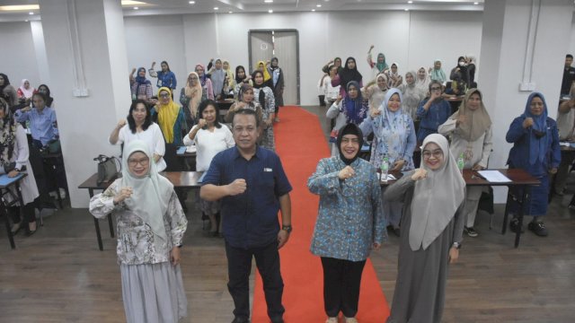 Bersama Ketua PKK Makassar, Hasanuddin Leo Sosialisasikan Perda ASI Eksklusif