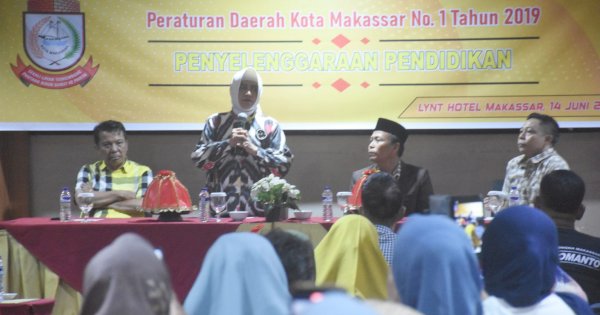 Abdul Wahab Tahir dan Ketua TP PKK Makassar Bahas Pendidikan: Hal Utama dalam Kehidupan
