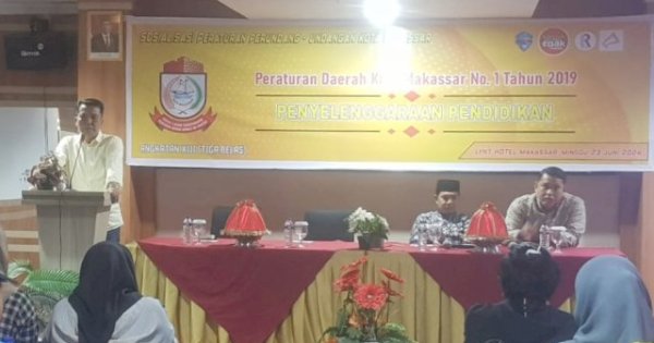 Abdul Wahab Tahir Sosialisasi Perda Penyelenggaraan Pendidikan: Orang Tua Harus Perhatikan