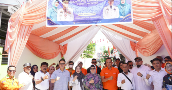 Camat Rappocini Dampingi Indira Yusuf Ismail Kunjungi Longwis Setubal Sipakalebbi