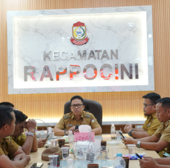Gelar Rakor, Camat Rappocini Bahas Persiapan Pesta Rakyat