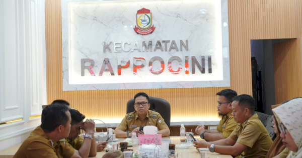 Gelar Rakor, Camat Rappocini Bahas Persiapan Pesta Rakyat