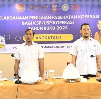 Diskop Makassar Lakukan Penilaian Tingkat Kesehatan KSP/USP