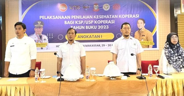 Diskop Makassar Lakukan Penilaian Tingkat Kesehatan KSP/USP