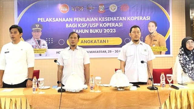 Diskop Makassar Lakukan Penilaian Tingkat Kesehatan KSP/USP