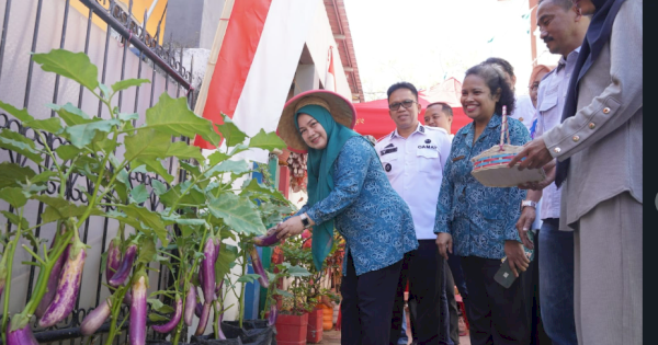 Camat dan TP PKK Rappocini Panen di Longwis Asiagang Ce’la-Ce’la