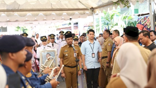 Pj Sekda Kota Makassar Jadi IRUP Pelepasan Jenazah Almarhum Kabag Perekonomian