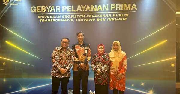 Kepala Balitbangda Makassar Hadiri Penerimaan Penghargaan KemenPANRB di Jakarta