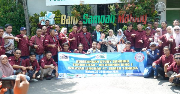Manajemen PT Semen Tonasa dan Forum TJSL Sebelas Desa Teken Pakta Integritas