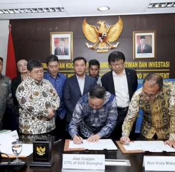 Pemkot Makassar Resmi Lakukan Penandatanganan Perjanjian Kerja Sama Proyek PSEL