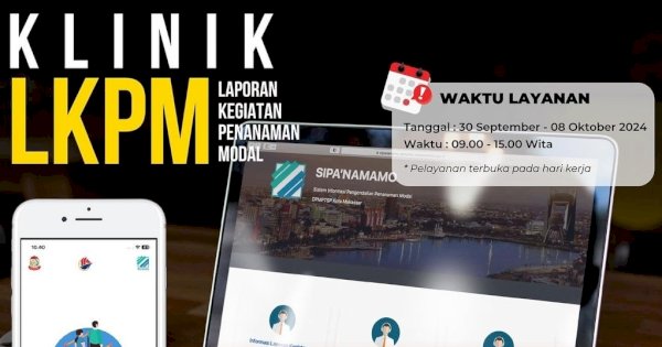 Dinas PM-PTSP Buka Klinik LKPM, Mudahkan Pelaku Usaha Lapor Penanaman Modalnya