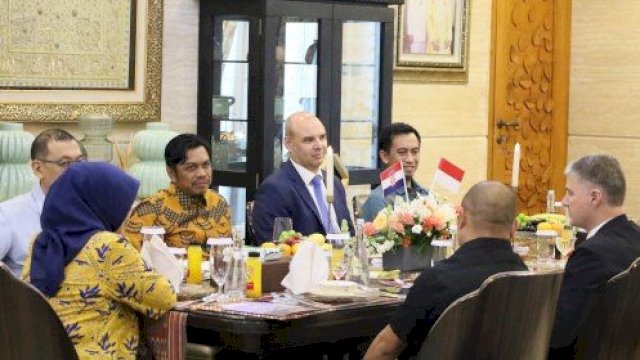 Zulkifli Nanda Dampingi Firman Pagarra Jamu Dirjen Kroasia