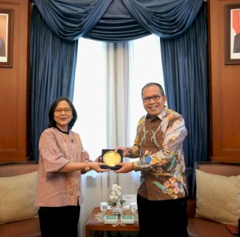 Wali Kota Makassar Danny Pomanto Silaturahmi dengan Rektor ITB
