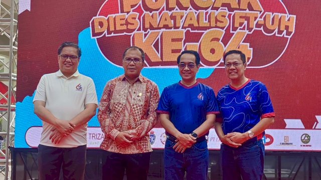 Dies Natalis ke-64 Teknik Unhas, Danny Pomanto Raih Alumni Award 2024