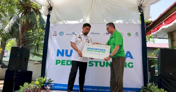 Pjs Wali Kota Resmikan Program CSR Nusantara Peduli Stunting di Puskesmas Kaluku Bodoa
