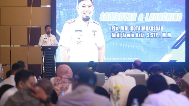 Launching Aplikasi SRIKANDI, Pjs Wali Kota Makassar Tekankan Optimalisasi Penggunaan TTE