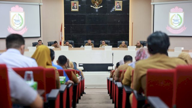 Pjs Wali Kota Pimpin Rakor Persiapan HUT Makassar ke-417