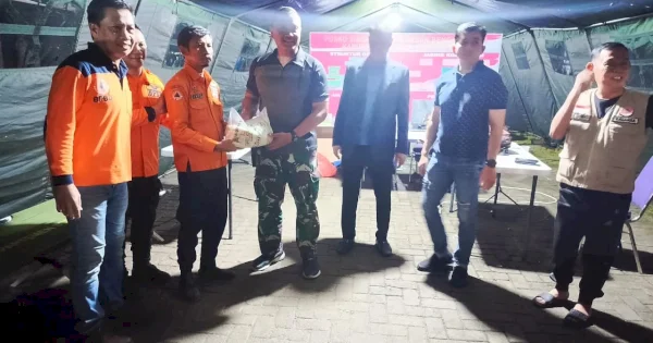 BPBD Makassar Serahkan Bantuan Logistik ke Pj Bupati Enrekang