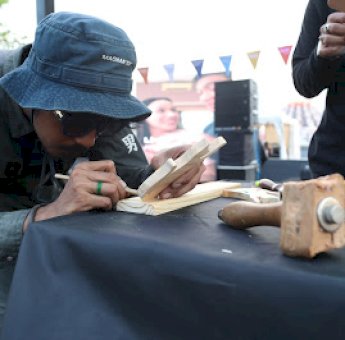 Komunitas Habitat Serbaguna Unjuk Kreativitas di Zona 5 F8 Makassar