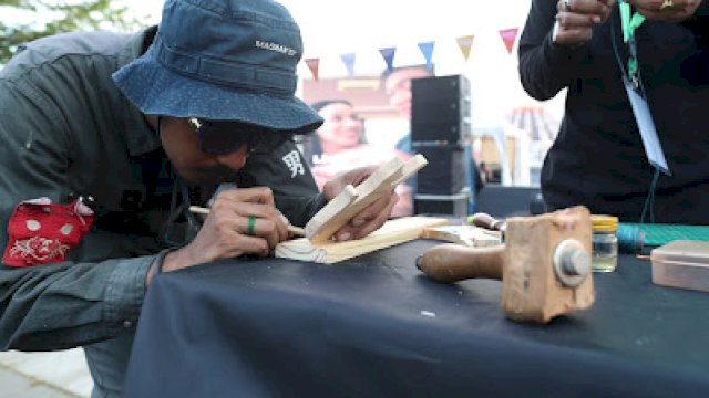 Komunitas Habitat Serbaguna Unjuk Kreativitas di Zona 5 F8 Makassar