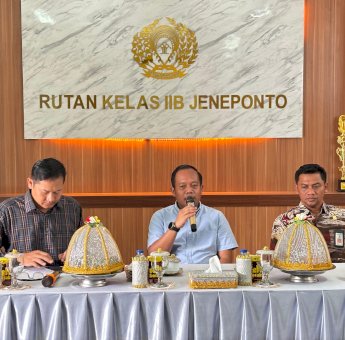 Kadivpas Kanwil Kumham Sulsel Kunjungi Rutan Jeneponto, Ini Arahan ke Jajaran