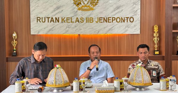 Kadivpas Kanwil Kumham Sulsel Kunjungi Rutan Jeneponto, Ini Arahan ke Jajaran