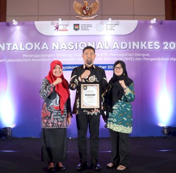 Makassar Raih Penghargaan Pentaloka Nasional ADINKES 2024, Implementasi Kawasan Tanpa Rokok