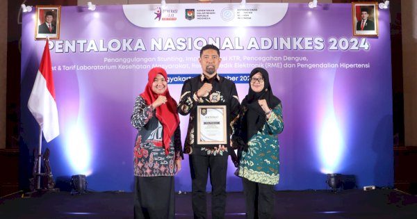 Makassar Raih Penghargaan Pentaloka Nasional ADINKES 2024, Implementasi Kawasan Tanpa Rokok