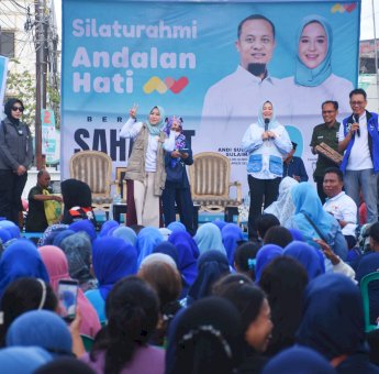 Legislator Demokrat Fatma Wahyuddin Temu Akbar Bersama Ribuan Konstituen di Tallo