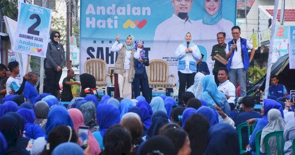 Legislator Demokrat Fatma Wahyuddin Temu Akbar Bersama Ribuan Konstituen di Tallo