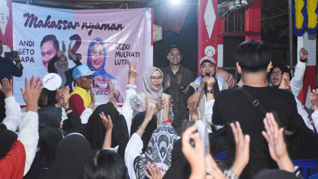 Kampenye di BPS, Dukungan Warga Biringkanaya ke Seto-Rezki Semakin Kuat