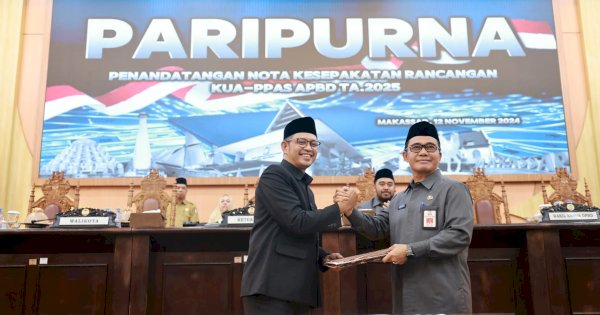 Pemkot-DPRD Sepakati KUA-PPAS APBD Kota Makassar TA 2025