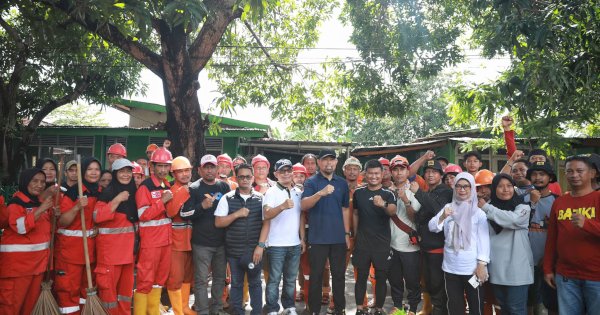 Pjs Wali Kota Makassar Tinjau Program Sabtu Bersih, Fokus Normalisasi Drainase Cegah Banjir