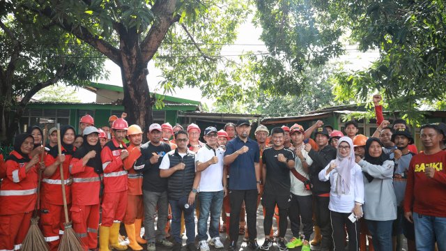 Pjs Wali Kota Makassar Tinjau Program Sabtu Bersih, Fokus Normalisasi Drainase Cegah Banjir