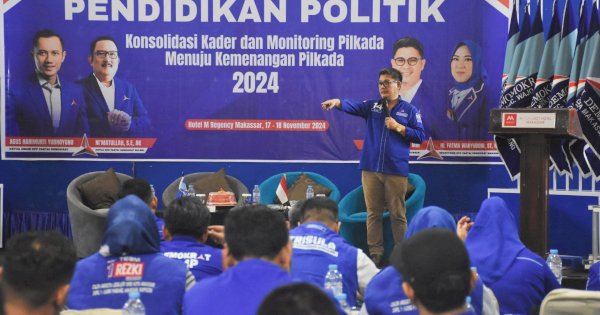 Demokrat Makassar Gelar Pendidikan Politik, ARA Sampaikan Hal Ini