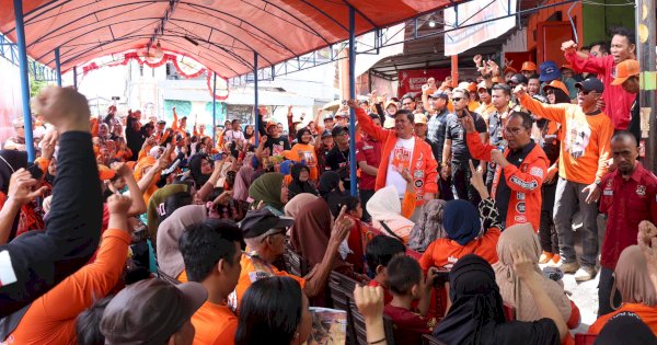 Danny Pomanto Maksimalkan 10 Hari Tarakhir Kampanye di Makassar, Edukasi Masyarakat di Bara-Barayya Lawan Politik Uang